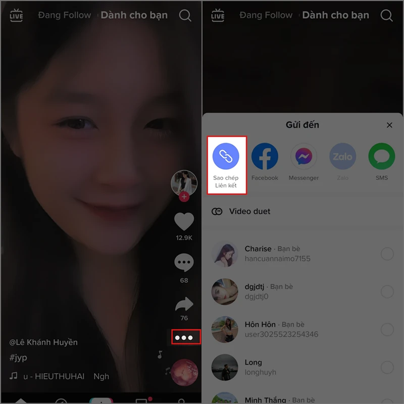 Hướng dẫn tải video trên TikTok