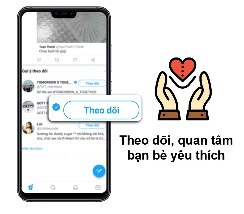 Twitter - Ứng dụng mạng xã hội Twitter