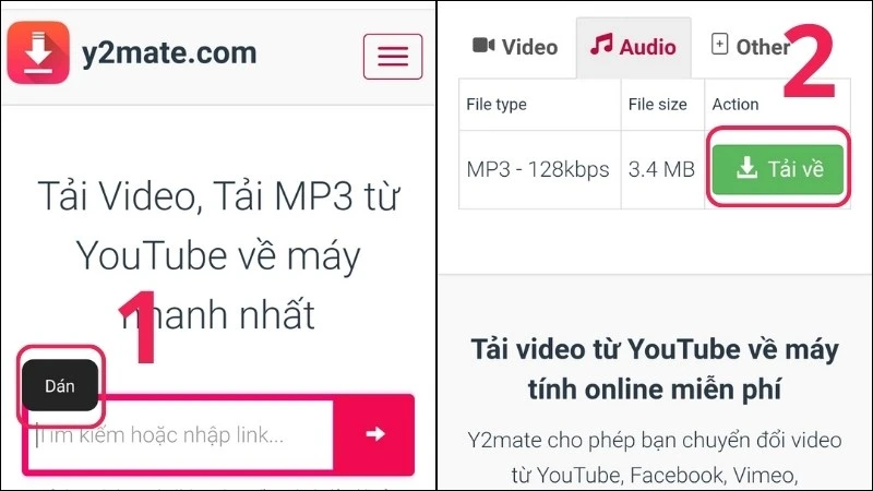 Hướng dẫn tải nhạc bằng link từ YouTube dễ dàng