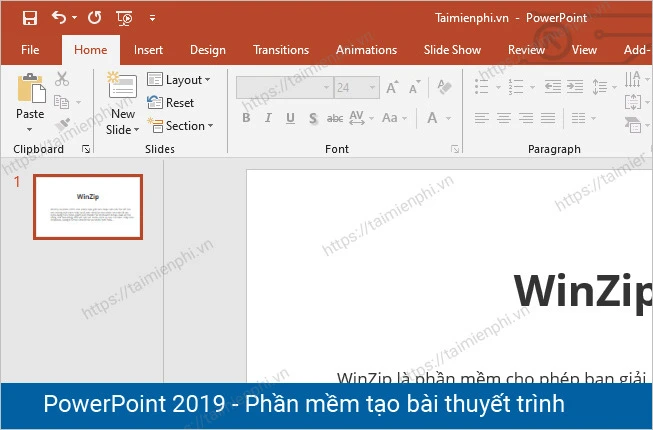 Tải PowerPoint 2019 để tạo bài thuyết trình ấn tượng